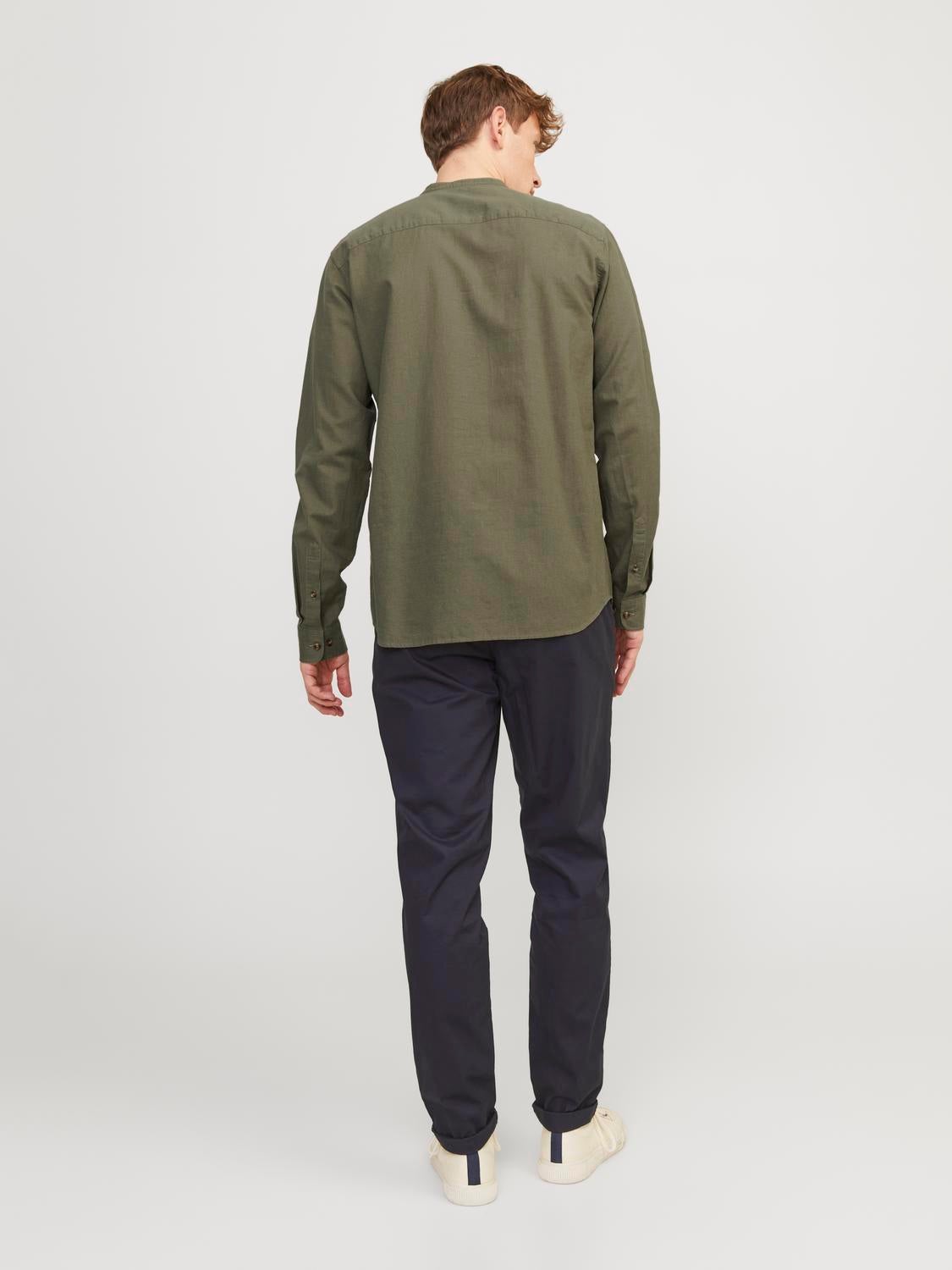 Jonas 6530 men's overshirt - Green - Buy online at NN.07®
